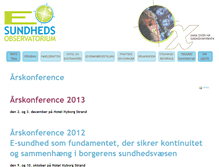 Tablet Screenshot of 2012.e-sundhedsobservatoriet.dk